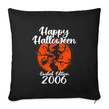 happy halloween Limited edition 2006 - Housse de coussin décorative 45 x 45 cm - noir - Devant