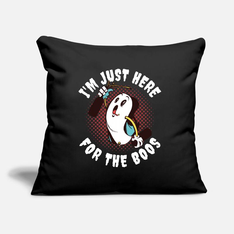Im Just Here For The Boos Geist Geschenk Sofakissenbezug 45 x 45 cm