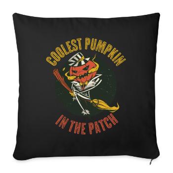 Coolest Pumpkin In The Patch Pumpkin Gift - Sofa pillowcase 17,3'' x 17,3'' (45 x 45 cm) - black - Front