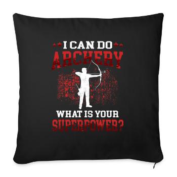 Archery Sperkraft Archer Archers - Sofa pillowcase 17,3'' x 17,3'' (45 x 45 cm) - black - Front