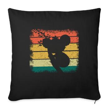 Australie Rétro Australia Day Koala australien - Housse de coussin décorative 45 x 45 cm - noir - Devant