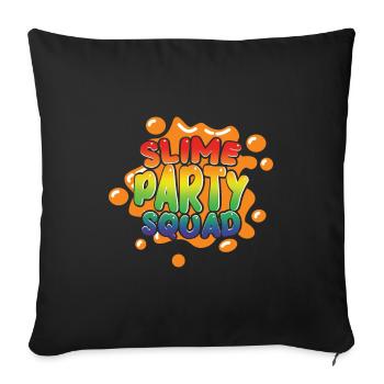 Slime Squad Slime Kid Colorful Slime Crafts - Housse de coussin décorative 45 x 45 cm - noir - Devant