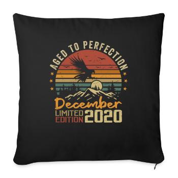 Les Légendes Sont Nées En Décembre 2020 - 2020 - Housse de coussin décorative 45 x 45 cm - noir - Devant