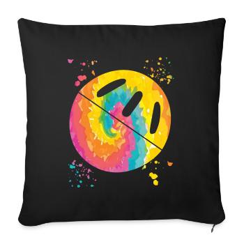 Pickleball Colorsplash Wiffleball Club - Housse de coussin décorative 45 x 45 cm - noir - Devant