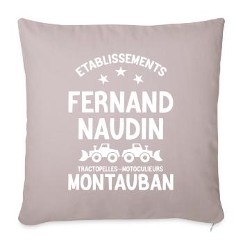 Tontons Flingueurs, Film Culte, Film Comique - Housse de coussin décorative 45 x 45 cm - taupe clair - Devant