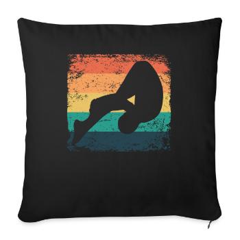 Synchronized Water Diver High Diver - Sofa pillowcase 17,3'' x 17,3'' (45 x 45 cm) - black - Front