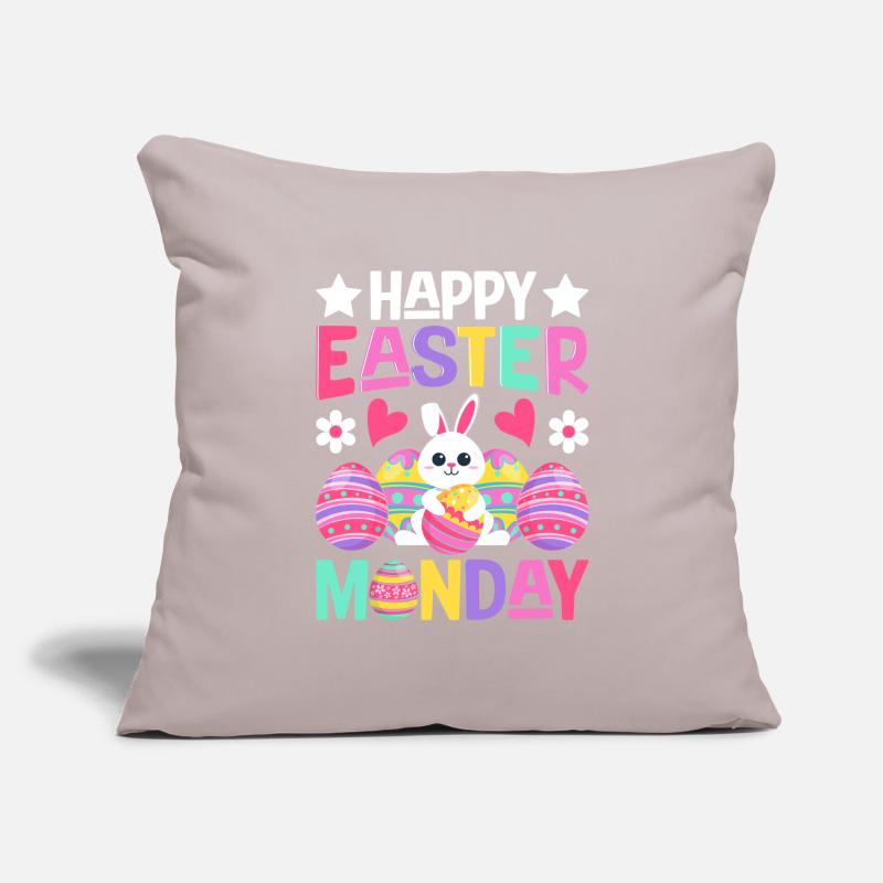 Happy Easter Monday! Easter Easter Eggs Easter Bunny Sofa pillowcase 17,3'' x 17,3'' (45 x 45 cm)