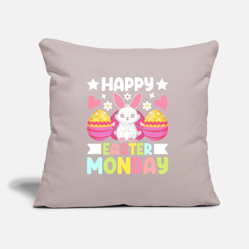 Happy Easter Monday! Easter Easter Eggs Easter Bunny Sofa pillowcase 17,3'' x 17,3'' (45 x 45 cm)