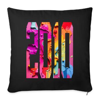 BUNT 16E ANNIVERSAIRE 2010 - Housse de coussin décorative 45 x 45 cm - noir - Devant