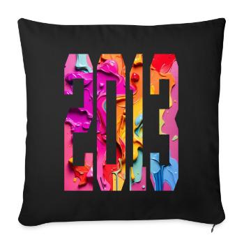 BUNT 13E ANNIVERSAIRE 2013 - Housse de coussin décorative 45 x 45 cm - noir - Devant