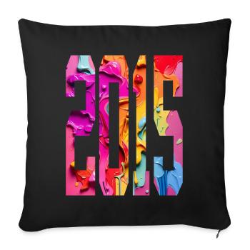 BUNT 11TH BIRTHDAY 2015 - Sofa pillowcase 17,3'' x 17,3'' (45 x 45 cm) - black - Front