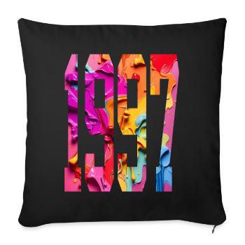 BUNT 29TH BIRTHDAY 1997 - Sofa pillowcase 17,3'' x 17,3'' (45 x 45 cm) - black - Front