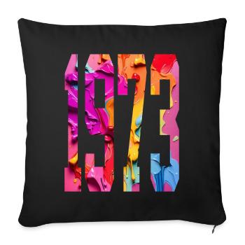 BUNT 53E ANNIVERSAIRE 1973 - Housse de coussin décorative 45 x 45 cm - noir - Devant