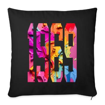 BUNT 57E ANNIVERSAIRE 1969 - Housse de coussin décorative 45 x 45 cm - noir - Devant