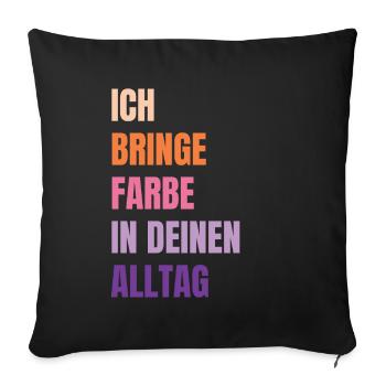 I Bring Paint Painter Dad Varnisher - Sofa pillowcase 17,3'' x 17,3'' (45 x 45 cm) - black - Front