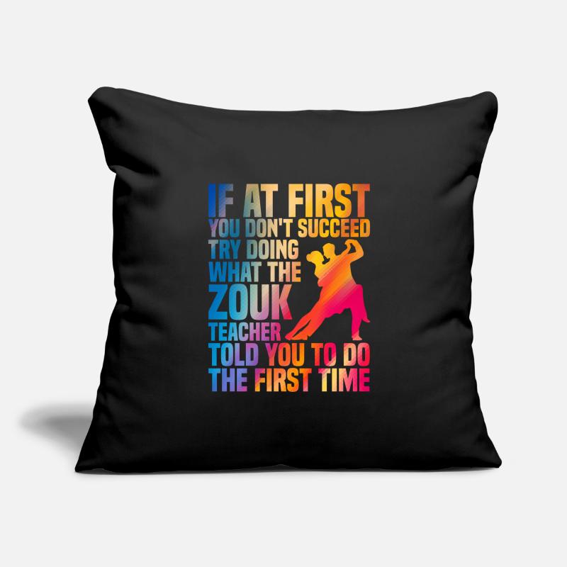 Zouk - Professeur de cours de danse brésilienne Housse de coussin décorative 45 x 45 cm