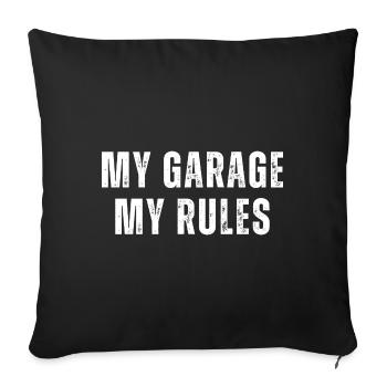 Mechanic Saying | Funny Mechanic Quote - Sofa pillowcase 17,3'' x 17,3'' (45 x 45 cm) - black - Front