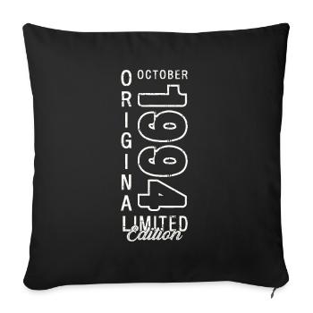 29th Birthday Gift Husband October Vintage 1994 - Sofa pillowcase 17,3'' x 17,3'' (45 x 45 cm) - black - Front