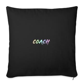 COACH COACH - Sofa pillowcase 17,3'' x 17,3'' (45 x 45 cm) - black - Front