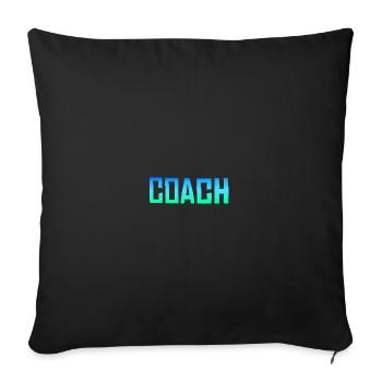 COACH COACH - Sofa pillowcase 17,3'' x 17,3'' (45 x 45 cm) - black - Front