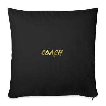 COACH - Sofa pillowcase 17,3'' x 17,3'' (45 x 45 cm) - black - Front
