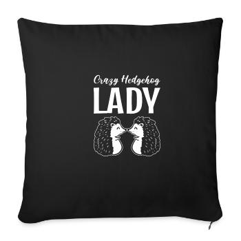 Crazy Igeldame Zoologist Poison - Sofa pillowcase 17,3'' x 17,3'' (45 x 45 cm) - black - Front