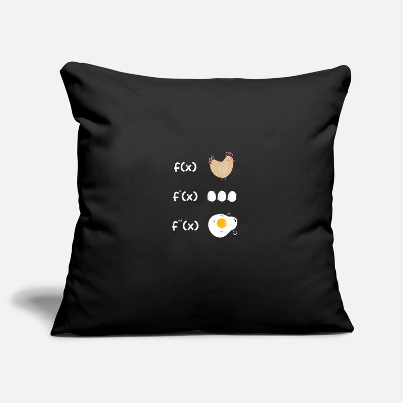 Derivation function chicken math Sofa pillowcase 17,3'' x 17,3'' (45 x 45 cm)