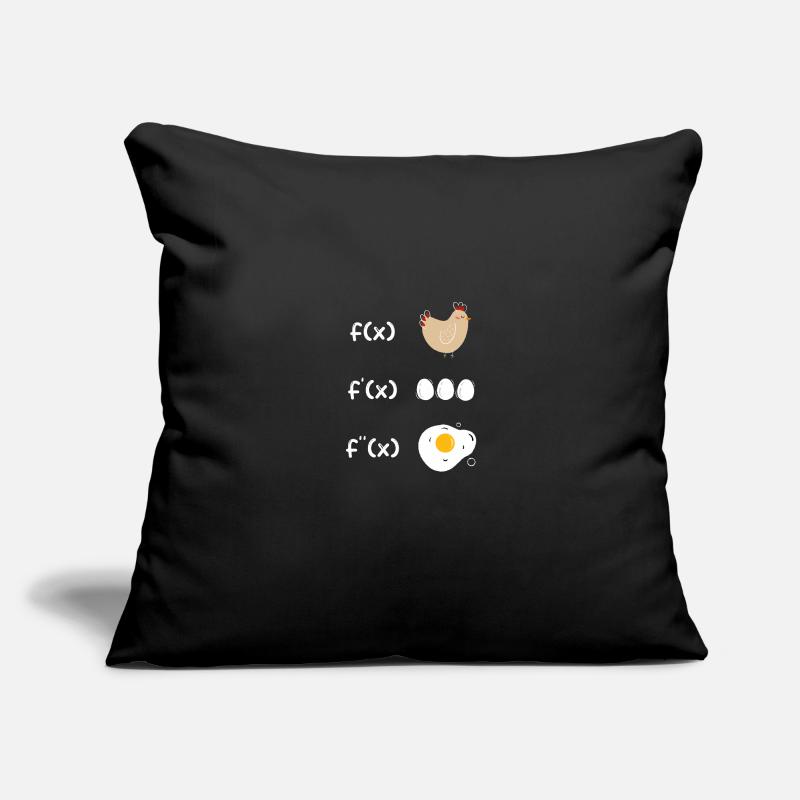 Derivation function chicken math Sofa pillowcase 17,3'' x 17,3'' (45 x 45 cm)