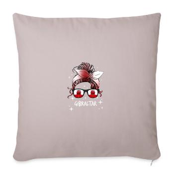 Gibraltar - Housse de coussin décorative 45 x 45 cm - taupe clair - Devant