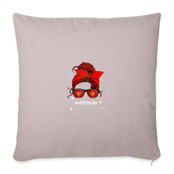 Montenegro - Sofa pillowcase 17,3'' x 17,3'' (45 x 45 cm) - light taupe - Front