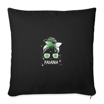 Padanie - Housse de coussin décorative 45 x 45 cm - noir - Devant