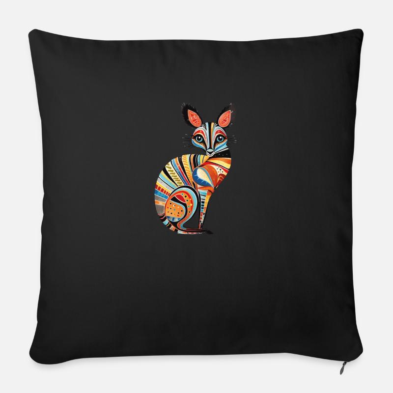 Australien - Numbat - Sofakissenbezug 45 x 45 cm - Schwarz