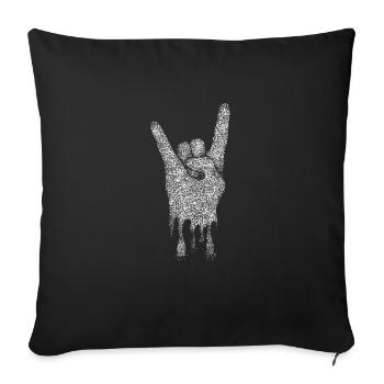Heavy Metal Shirt Geschenkidee Musik Fan Festival - Sofa pillowcase 17,3'' x 17,3'' (45 x 45 cm) - black - Front