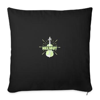 Helmut - Sofa pillowcase 17,3'' x 17,3'' (45 x 45 cm) - black - Front