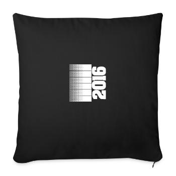 Hobby 2016 - Housse de coussin décorative 45 x 45 cm - noir - Devant