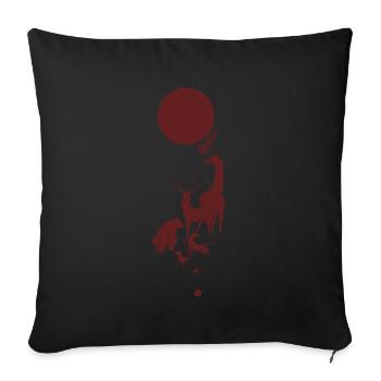The Liberation - Idée cadeau unique - rouge - Housse de coussin décorative 45 x 45 cm - noir - Devant