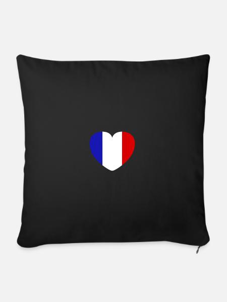 PATRIOT - Sofakissenbezug 45 x 45 cm - Schwarz
