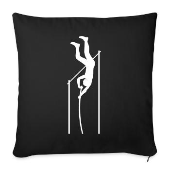 Pole Vault - Sofakissenbezug 45 x 45 cm - Schwarz - Vorne