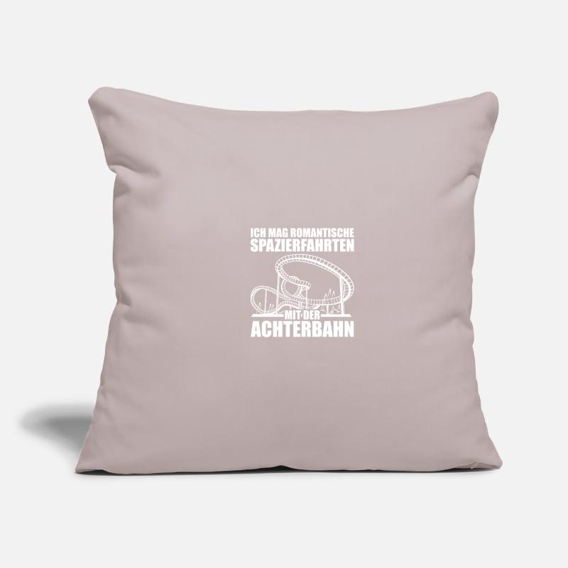 Mit der Achterbahn Freizeitpark Rollercoaster Sofakissenbezug 45 x 45 cm