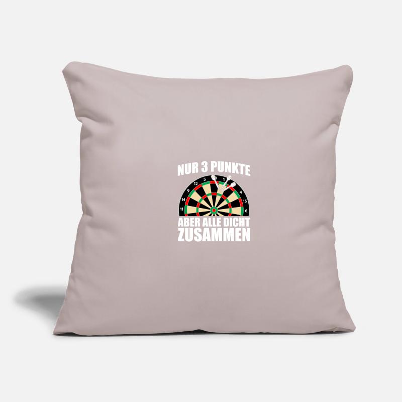 Only 3 points darts player darts darts Sofa pillowcase 17,3'' x 17,3'' (45 x 45 cm)