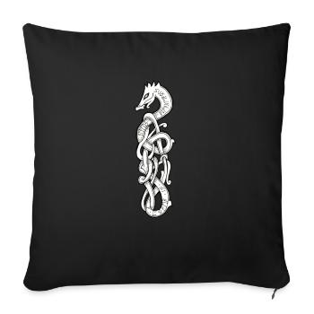 "Le Pouvoir est toujours dangereux." - Housse de coussin décorative 45 x 45 cm - noir - Devant