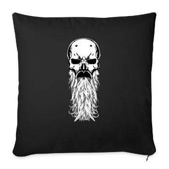 Vikings Nordic Rune Vikings Valhalla Vikings - Sofa pillowcase 17,3'' x 17,3'' (45 x 45 cm) - black - Front