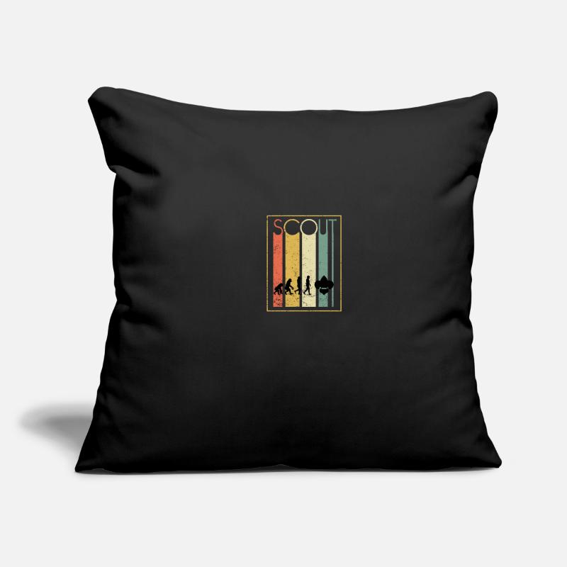 Scouts Camping Nature Cadeau · Evolution Housse de coussin décorative 45 x 45 cm