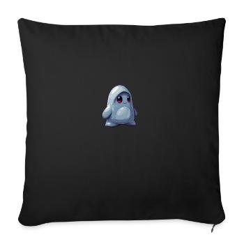 Little Ghost - Sofa pillowcase 17,3'' x 17,3'' (45 x 45 cm) - black - Front
