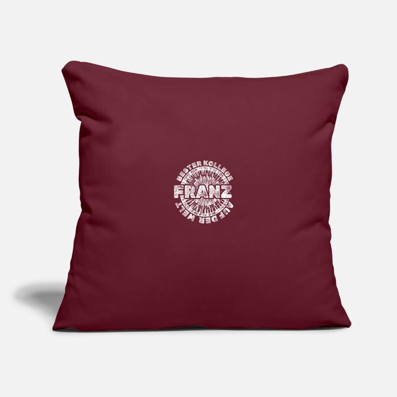 Franz as a given name Sofa pillowcase 17,3'' x 17,3'' (45 x 45 cm)