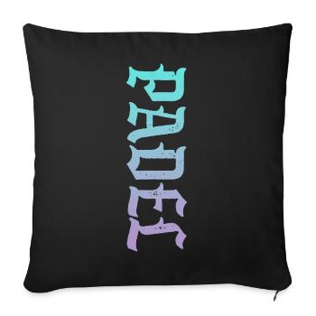 Padel Sport - Sofa pillowcase 17,3'' x 17,3'' (45 x 45 cm) - black - Front