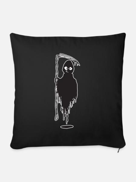 Great Grim Vampir Death Reaper - Sofakissenbezug 45 x 45 cm - Schwarz