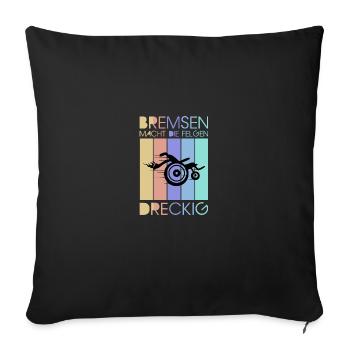 Wheelchair Disability Handicap Wheelchair user - Sofa pillowcase 17,3'' x 17,3'' (45 x 45 cm) - black - Front