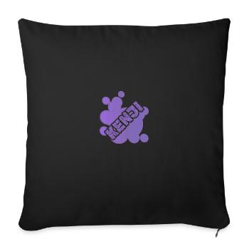 Kenji comme prénom - Housse de coussin décorative 45 x 45 cm - noir - Devant