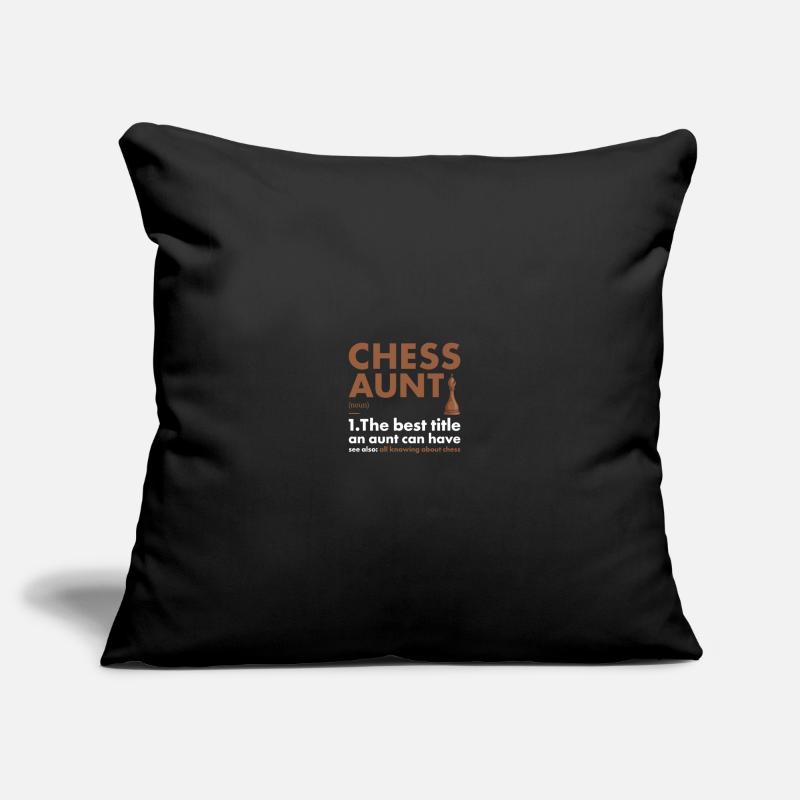 Chess Player Aunt Definition Chess Sofakissenbezug 45 x 45 cm